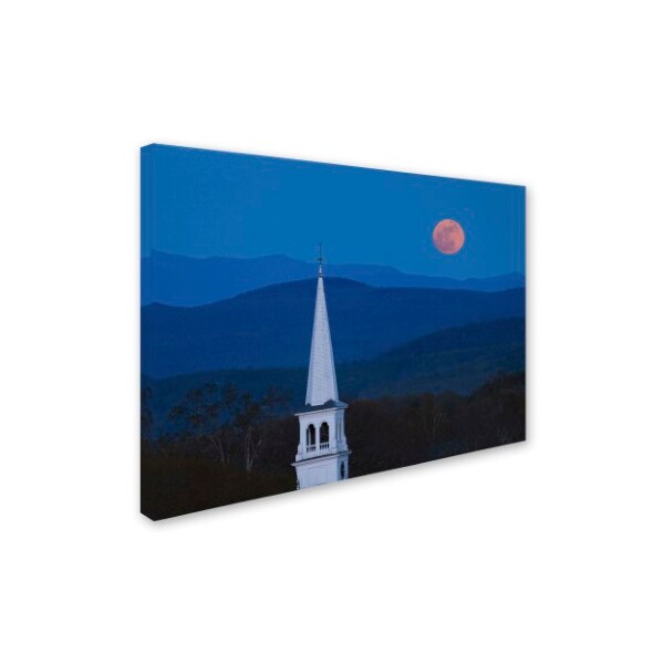 Michael Blanchette Photography 'Moon Over Vermont' Canvas Art,24x32